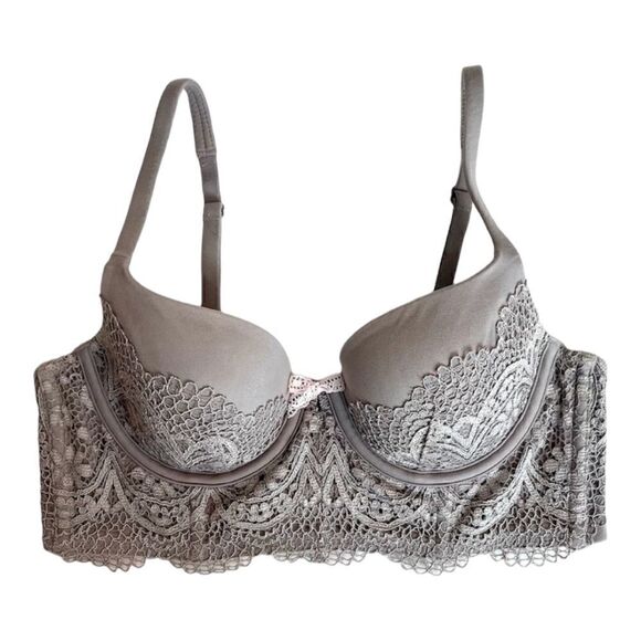 Victoria’s Secret | VS Body by Victoria Lined Long Line Demi Bra | 34DD - Picture 2 of 5